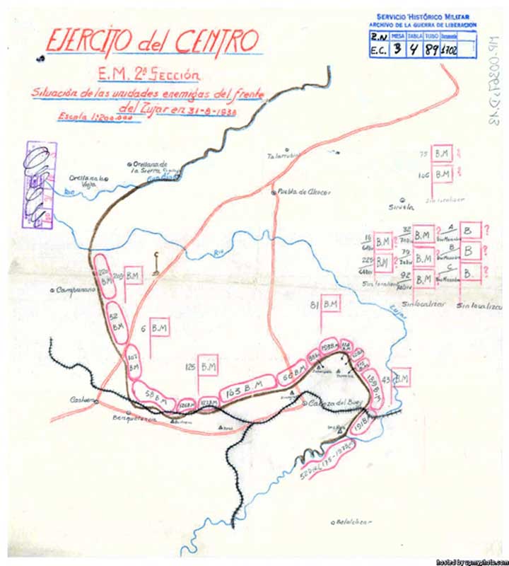 Mapa situacion brigadas despues del cierre