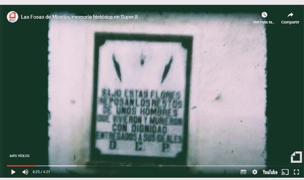 Montijo: Exhumaciones de las fosas comunes durante la transición. Año 1980. Frente de Extremadura.